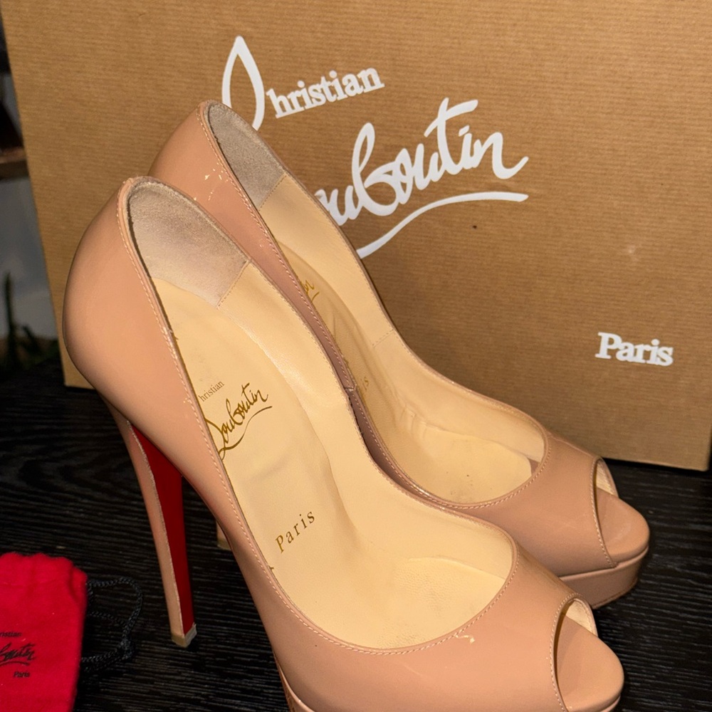 Christian Louboutin Lady Peep 150 Pumps - Picture 7 of 10